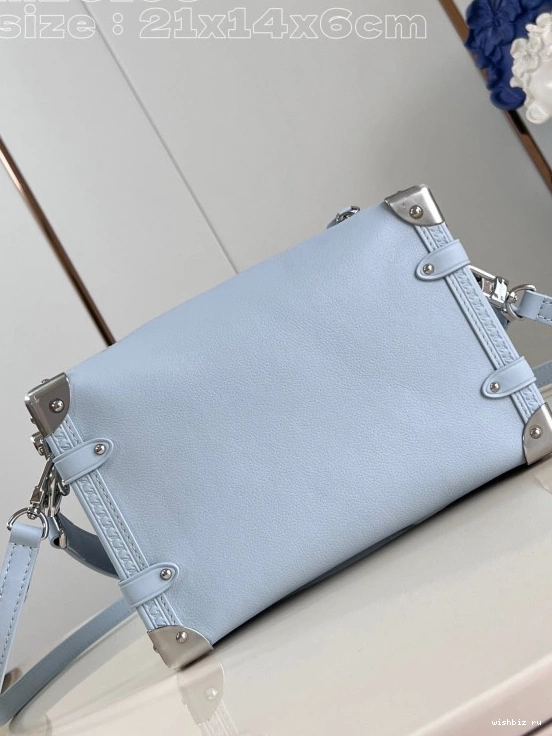 WIS Trunk LOUIS PM-21*14*6CM VUITTON Side 0823
